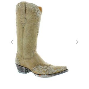 Old Gringo Erin tan leather cowboy boots. Size 8